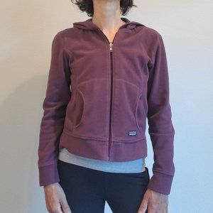 Patagonia Small Purple Fleece Full-Zip Hoodie